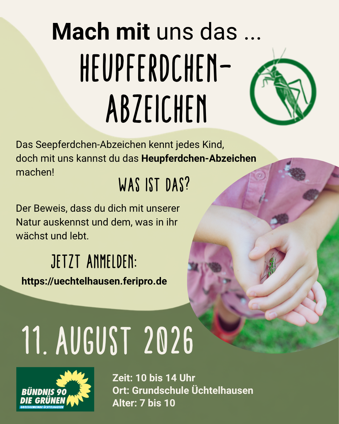 Heupferdchen-Abzeichen / Ferienspaß ’26